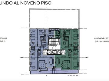 Departamento sempiso Piso 3, 3 suite coch amenitie