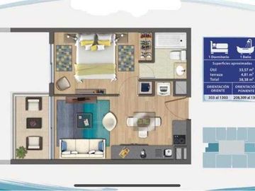Departamento en arriendo  en ÑUÑOA