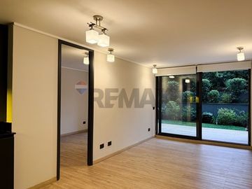 Depto Semi Nuevo 1D con Patio Las Condes