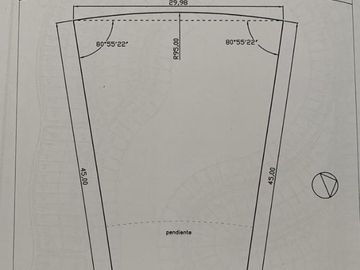 Lote de 1033 m2 a la laguna en venta en SANTA TERESA