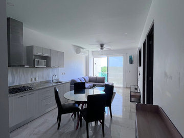 Departamento amueblado en renta Valle Aurora Playa del Carmen