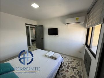 SE VENDE APARTAMENTO AMOBLADO EN EL RODADERO EDIFICIO MAR AZUL
