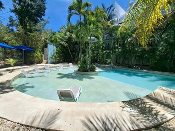 DEPARTAMENTO EN RENTA EN VILLAS ANAH EN BAHIA PRINCIPE, TULUM, Q. ROO