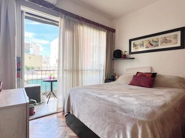 VENTA MONO CON BALCON FRENTE EN PALERMO APTO.CRED