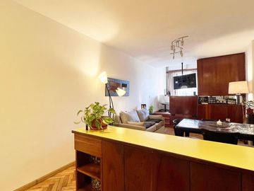 VENTA MONO CON BALCON FRENTE EN PALERMO APTO.CRED