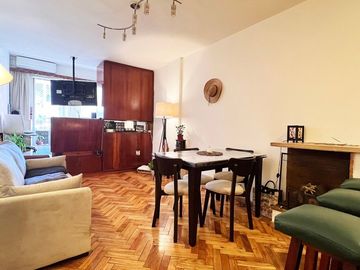 VENTA MONO CON BALCON FRENTE EN PALERMO APTO.CRED
