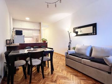 VENTA MONO CON BALCON FRENTE EN PALERMO APTO.CRED