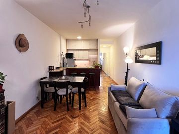 VENTA MONO CON BALCON FRENTE EN PALERMO APTO.CRED