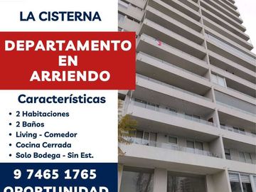 Departamento en arriendo  en LA CISTERNA