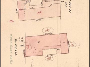 VENTA LOTE SAN NICOLAS PLANOS APROBADOS  1940M2