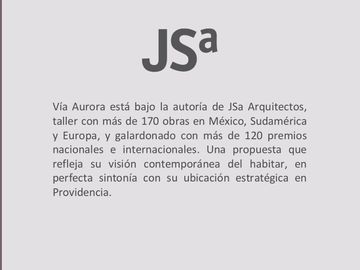 Departamento en Providencia en preventa