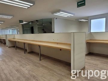 PISOS PARA OFICINA EN RENTA SOBRE RIO DANUBIO A 2 CUADRAS DE PASEO DE LA REFORMA