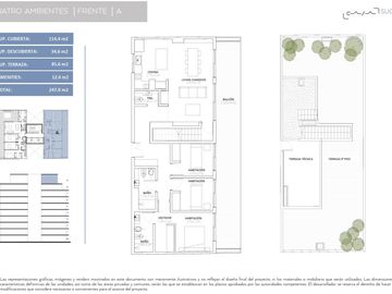 Venta departamento 4 ambientes, con terraza, en Belgrano