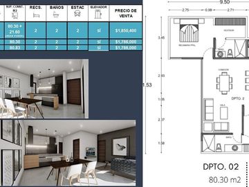 Departamento en Venta en Campo Azul
