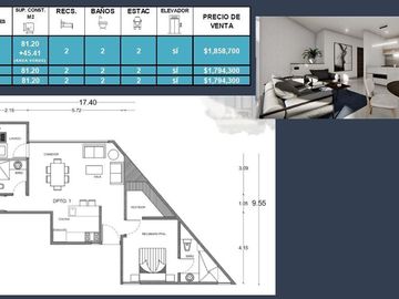 Departamento en Venta en Campo Azul