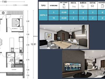 Departamento en Venta en Campo Azul