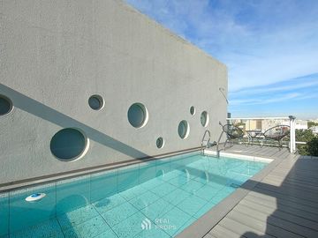 ALQUILER departamento monoambiente en Núñez - balcón con parilla - SUM y pileta
