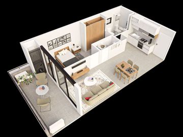 Venta departamento 2 amb balcon amenities Nuñez