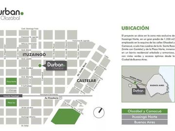 VENTA DPTO PREMUIM 2 AMB COCHERA DURBAN OLAZABAL