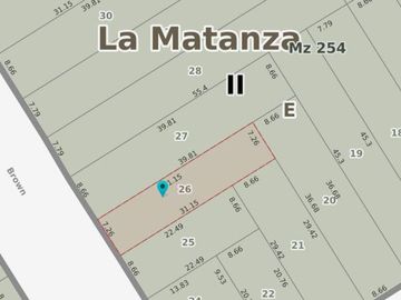 LOTE VENTA LOMAS DEL MIRADOR Zona U2b - 226 metros