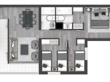 Departamento en arriendo  en PUDAHUEL