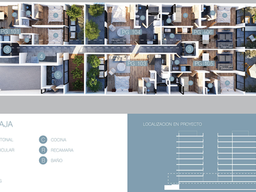 Departamento 80m2 en Valle Gomez con terraza planta baja
