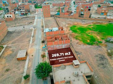 Terreno de 90 m2 en vente frente al parque en urb. Sol de Carabayllo