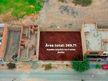 Terreno de 90 m2 en vente frente al parque en urb. Sol de Carabayllo