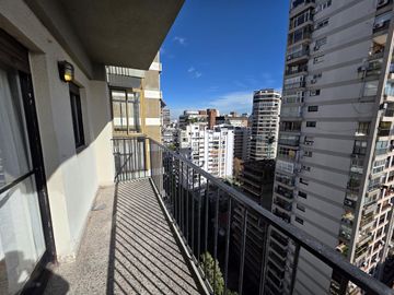 Departamento de 3 ambientes amoblados con balcon y lavarropas en belgrano en alquiler