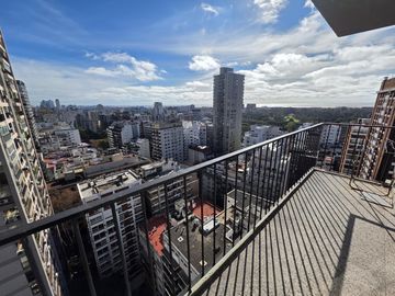 Departamento de 3 ambientes amoblados con balcon y lavarropas en belgrano en alquiler