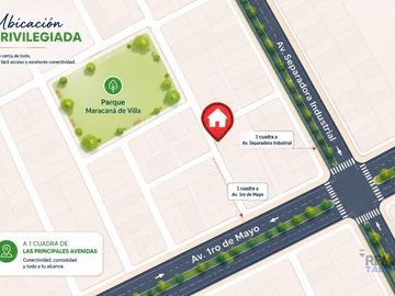 Terreno En Esquina 190 M2 - Villa El Salvador