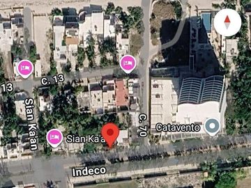 Terreno con Costruccion sobre avenida y 2 esquinas playa