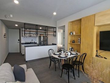 DEPARTAMENTO EN RENTA AMUEBLADO COORDENADA LAFAYETTE EN LA COLONIA MODERNA