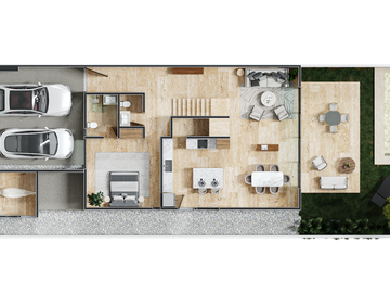 Casa Modelo Ameka en Venta en Vía Mareka Residencial, Conkal