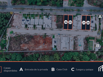 Casa Amena en Venta en Privada Fiora Residencial, Cholul