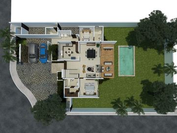Casa(43) en VENTA en Privada El Cortijo al norte de Mérida, Yucatán