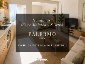 Monoamb c/bcon. 31 m2. Octubre 2026. PALERMO