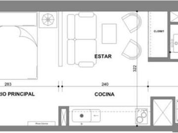 Departamento en venta  en ÑUÑOA