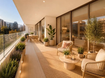 MODERNO DEPARTAMENTO EN ARRIENDO DE 3 DOR 3BA 2ES 1BO