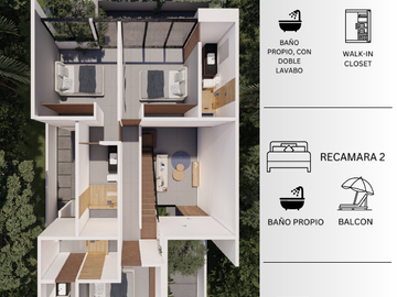 Casa de 3 Recámaras en Venta en Privada Morera, Cholul