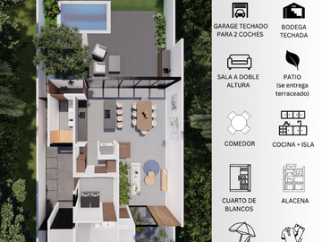 Casa de 3 Recámaras en Venta en Privada Morera, Cholul