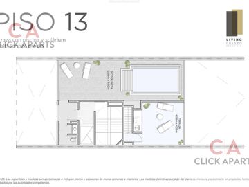 3 Ambientes balcón en edificio Premium con Amenities en Villa Crespo- POZO
