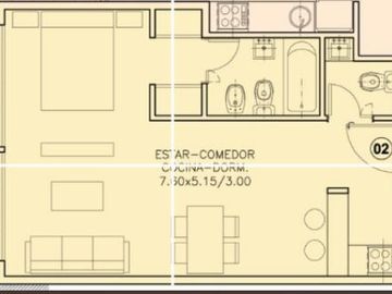Departamento en Las Cañitas