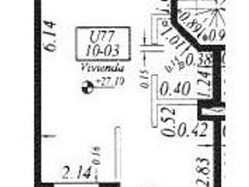 Departamento en venta de 1 dormitorio con cochera
