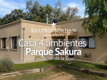 CASA 4 AMBIENTES EN VENTA, BARRIO PARQUE SAKURA, EXALTACION DE LA CRUZ