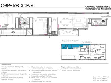 VENTA| DEPARTMENTO 1 DORM EXCLUSIVO Nva Cba con Amenities- Reggia 6
