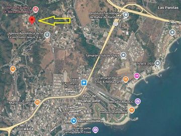 Terreno 200m² en venta en la Cruz de Huanacaxtle Nayarit $650,000