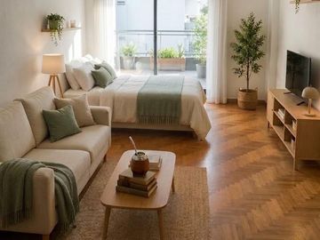 Departamento / Monoambiente en Alquiler - Balcón - Amenities - Palermo - Palermo Chico