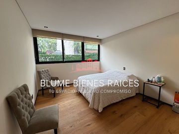 Renta moderno departamento amueblado con terraza