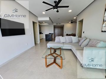 Departamento en renta anual en Isla Mazatlán, Marina